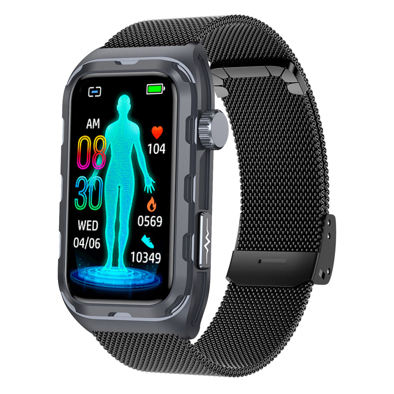 PH79 ECG/EKG Blood Pressure Blood Sugar Heart Rate Monitoring Smart He