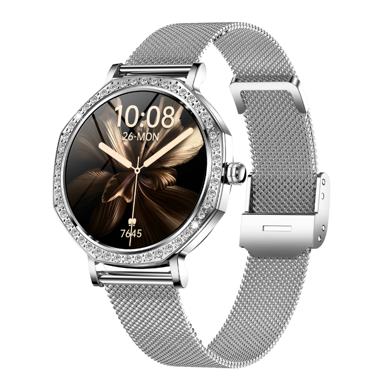 PH80  Ultra-thin Fashions BT Call  Women's Smartwatch Blood Glucose BP Sleep  Measurement