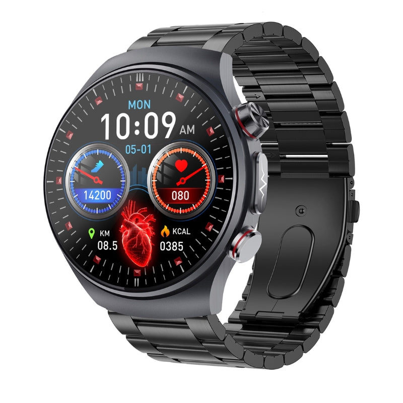 Poalarhealth 488 High-end Ti ECG Blood Pressure Blood Glucose Micro-physical Examination Health Management Watch