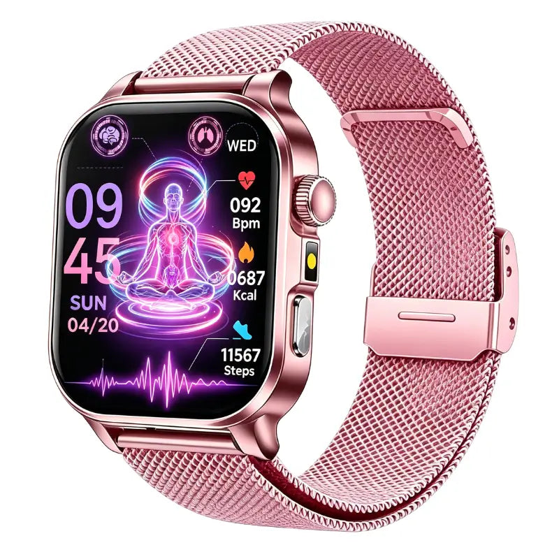 Poalarhealth PH580 Pro NEW Heart Rate Blood Pressure Blood Oxygen Health Smart Call Watch