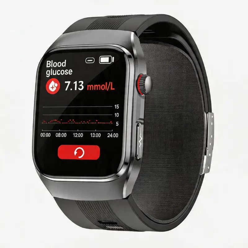 PH17 High Precision Air Bag Blood Pressure Blood Glucose ECG Heart Rate Uric Acid Blood Lipid Monitoring Smart Watch
