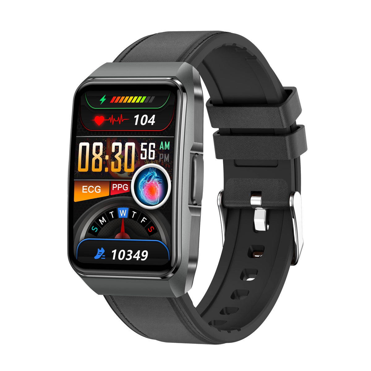 PH650 Professional ECG Blood Glucose Blood Pressure Monitoring Bluetooth Call Smart Bracelet