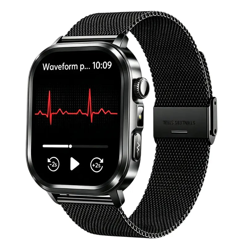 PH588 Professional High-End ECG/EKG HRV Blood Glucose Blood Pressure Heart Rate Health Management Watch