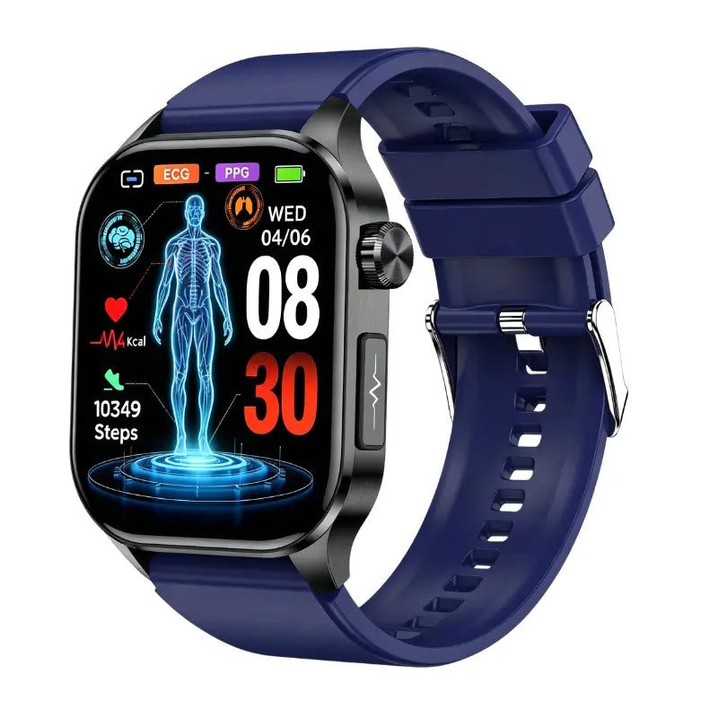 PH580 ECG/EKG Blood Sugar Blood Pressure Call Intelligent Health Management Smart Watch