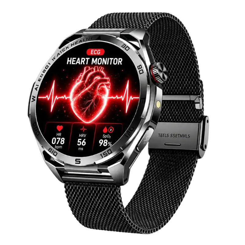 PH48 High-end AI ECG Blood Glucose Blood Pressure Heart Rate Monitoring Sports Call Smart Watch