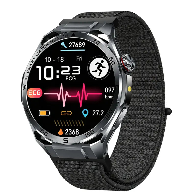 PH48 High-end AI ECG Blood Glucose Blood Pressure Heart Rate Monitoring Sports Call Smart Watch