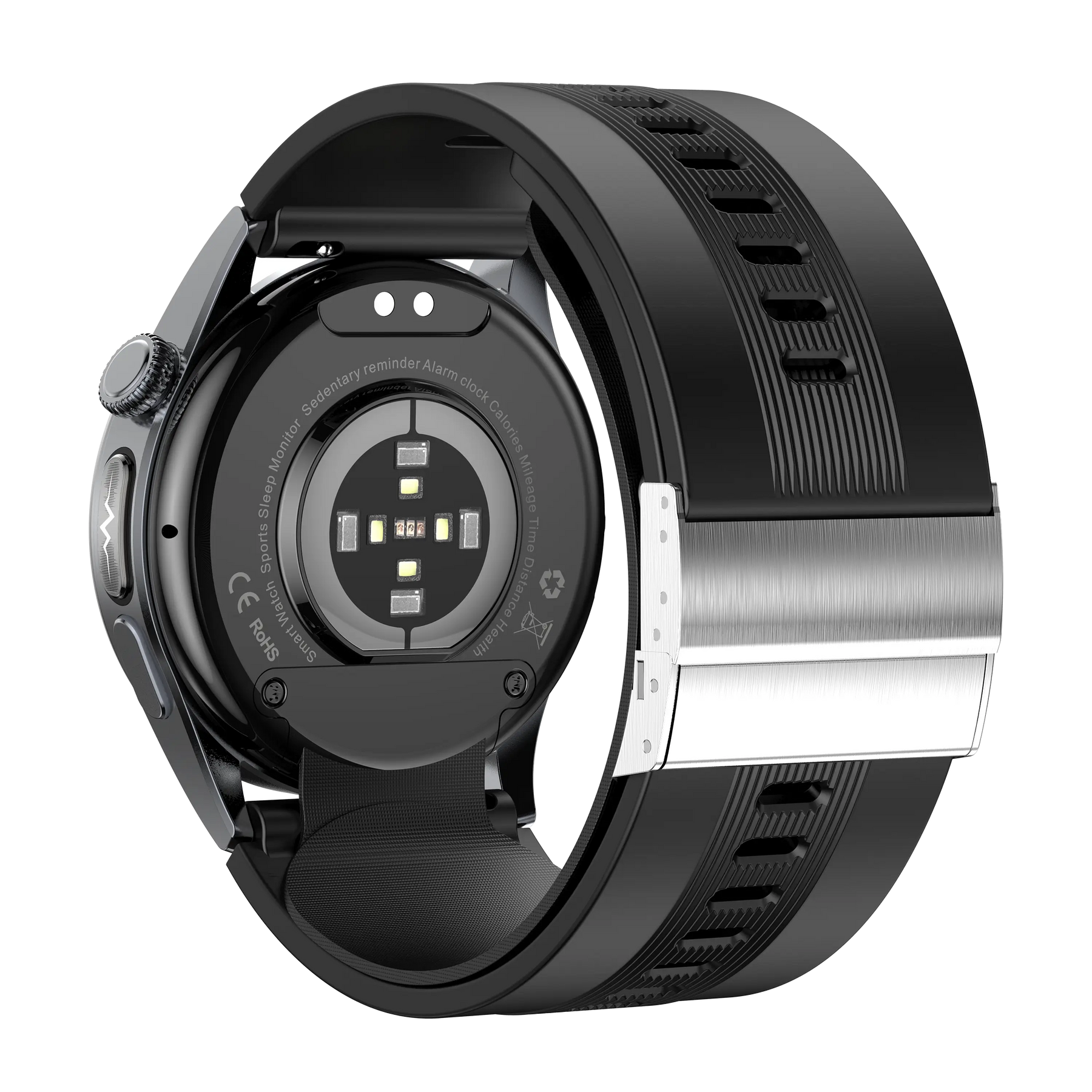 Poalarhealth 70pro High Precision Air Bag Blood Pressure ECG+PPG Heart Rate Sleep Monitoring Smart Watch