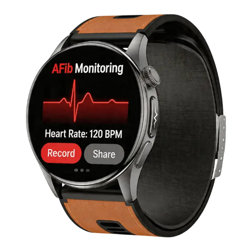 Poalarhealth 70pro High Precision Air Bag Blood Pressure ECG+PPG Heart Rate Sleep Monitoring Smart Watch