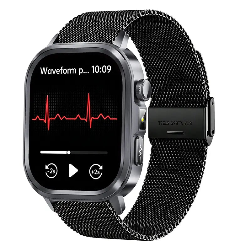 PH588 Professional High-End ECG/EKG HRV Blood Glucose Blood Pressure Heart Rate Health Management Watch