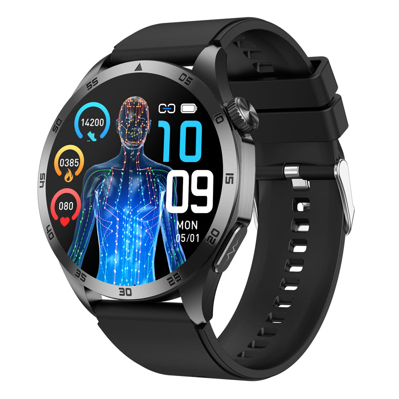 PH45 Micro Health Check ECG/EKG  Blood Glucose Smart Health Monitoring Watch
