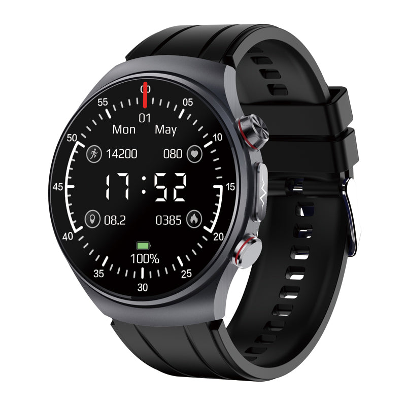 Poalarhealth 488 High-end Ti ECG Blood Pressure Blood Glucose Micro-physical Examination Health Management Watch