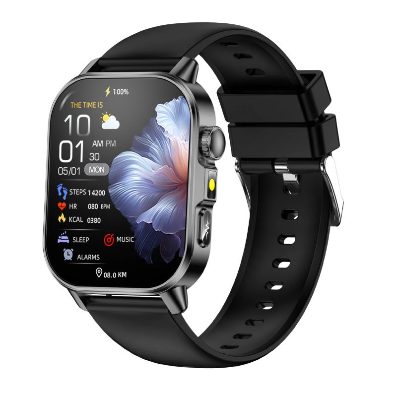 Poalar Health 581 NEW Heart Rate Blood Pressure Blood Oxygen Health Smart Call Watch