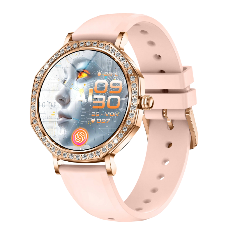 PH80  Ultra-thin Fashions BT Call  Women's Smartwatch Blood Glucose BP Sleep  Measurement