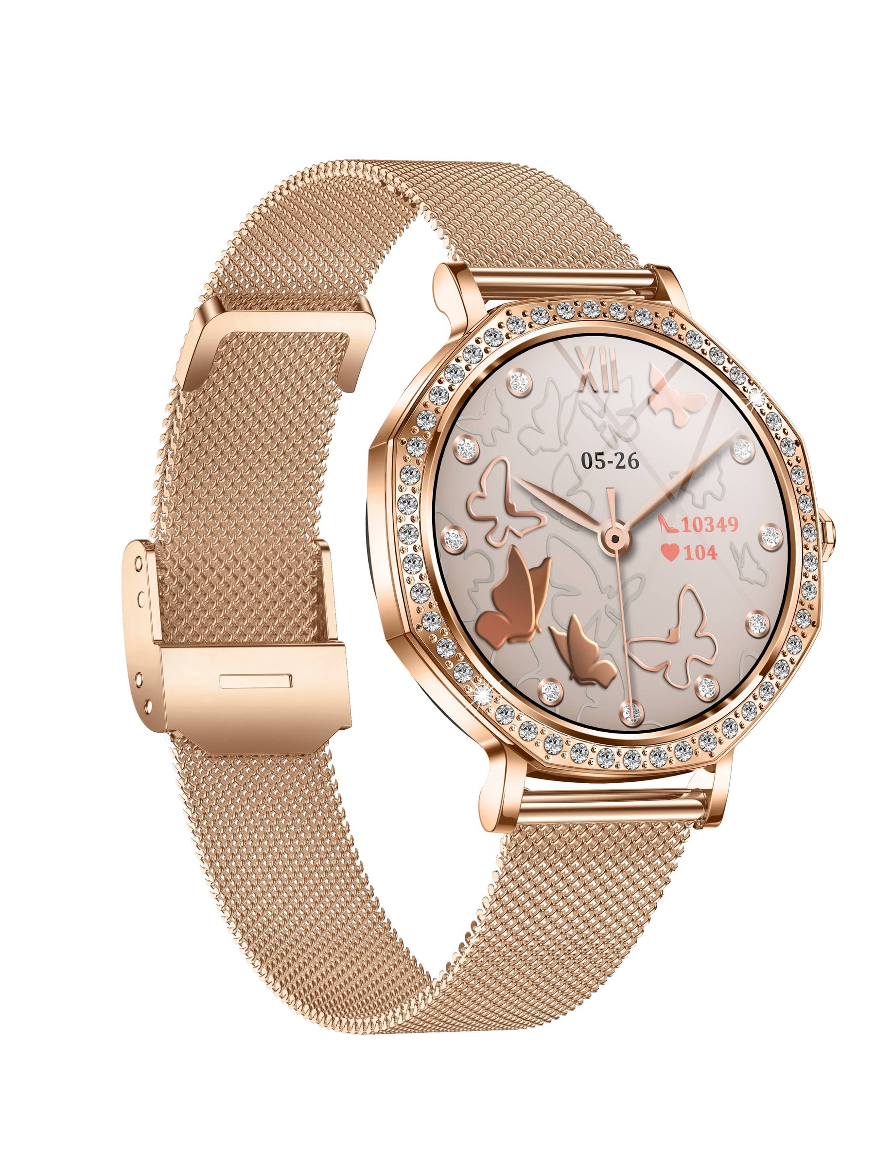 PH80  Ultra-thin Fashions BT Call  Women's Smartwatch Blood Glucose BP Sleep  Measurement