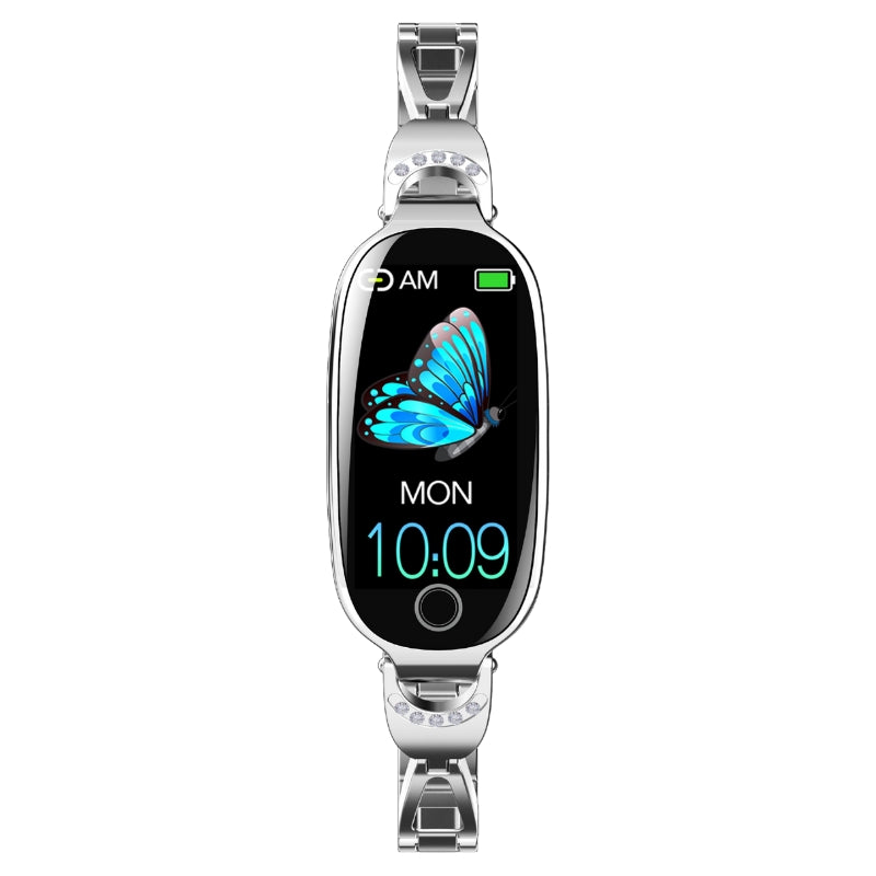 Poalarhealth 81 Newest Blood Pressure Heart Rate monitoring Luxury Diamond Design Fashion Women Smartwatch in 2025