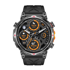 PH93 New Generation of Sports Smartwatch AMOLED Colorful Screen GPS Compass Bluetooth Calling 3ATM Waterproof