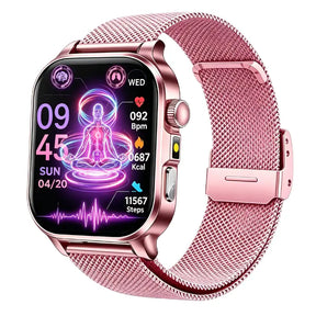 PH580 ECG/EKG Blood Sugar Blood Pressure Call Intelligent Health Management Smart Watch