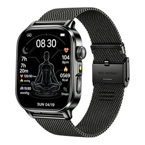 PH580 ECG/EKG Blood Sugar Blood Pressure Call Intelligent Health Management Smart Watch