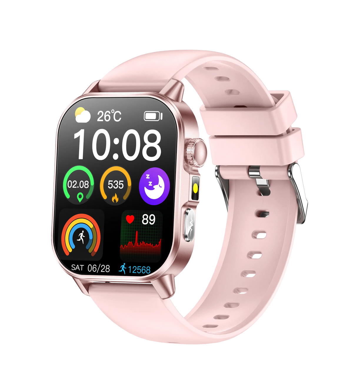 PH580 ECG/EKG Blood Sugar Blood Pressure Call Intelligent Health Management Smart Watch