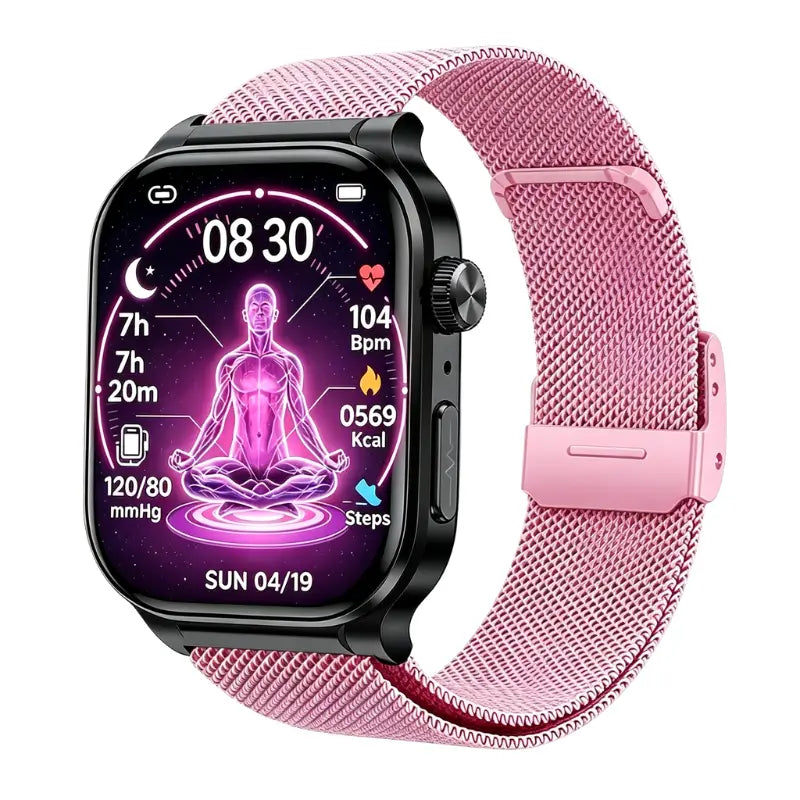 PH588 Professional High-End ECG/EKG HRV Blood Glucose Blood Pressure Heart Rate Health Management Watch