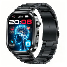 Poalarhealth 588Pro Health Smart Watch 24/7 ECG Heart Rate Blood Glucose Blood Oxygen Blood Pressure Sleep Health Monitor