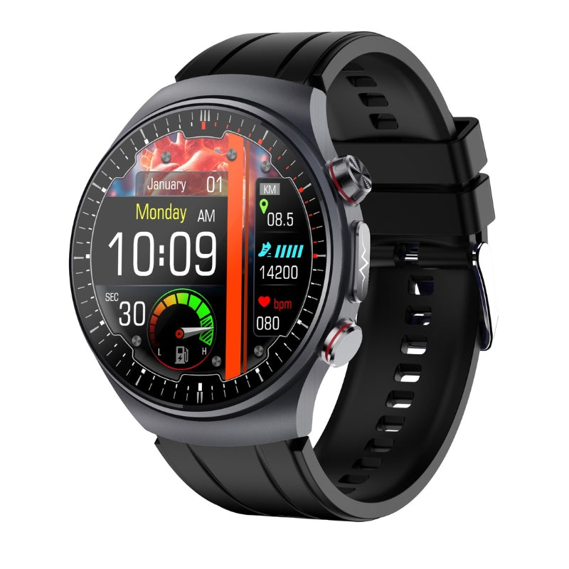 Poalarhealth 488 High-end Ti ECG Blood Pressure Blood Glucose Micro-physical Examination Health Management Watch