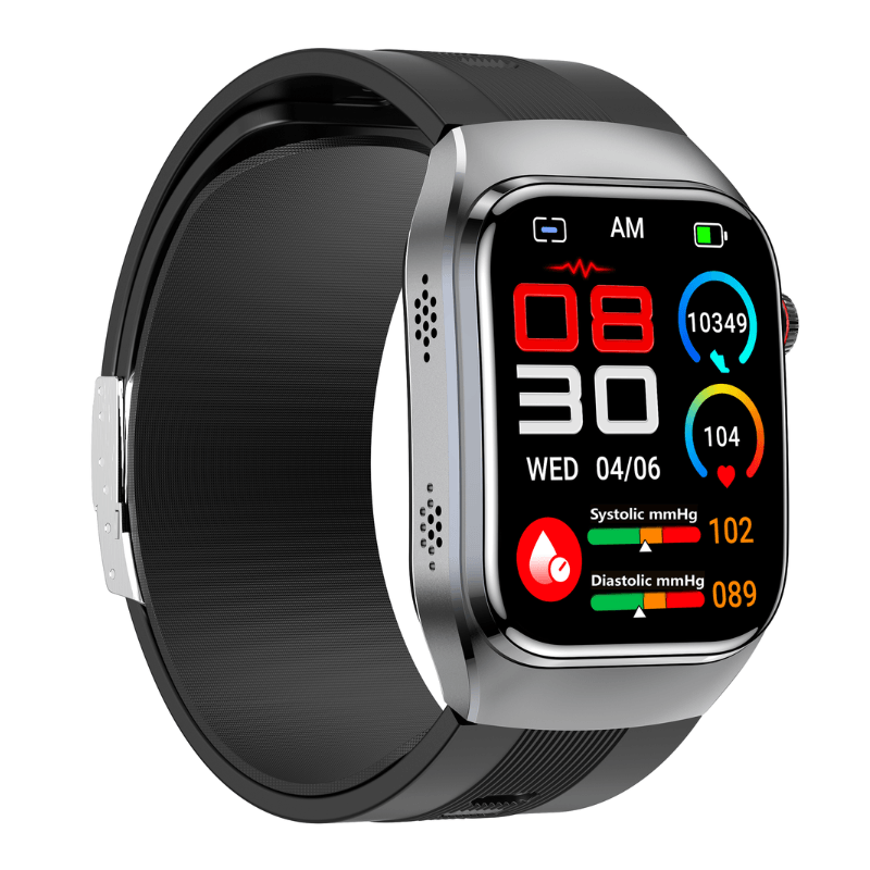 Poalarhealth 17pro High-End Air Pump Cuff Blood Pressure ECG Heart Rate Blood Glucose Sleep Monitor Smart Health Watch