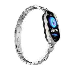 Poalarhealth 81 Newest Blood Pressure Heart Rate monitoring Luxury Diamond Design Fashion Women Smartwatch in 2025
