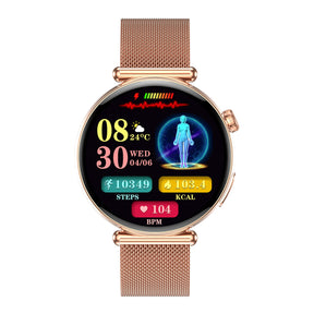 PH390 Blood Glucose Blood Lipid ECG Suga Pro Monitoring Women's AI Smart Watch