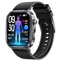 Poalarhealth 588Pro Health Smart Watch 24/7 ECG Heart Rate Blood Glucose Blood Oxygen Blood Pressure Sleep Health Monitor
