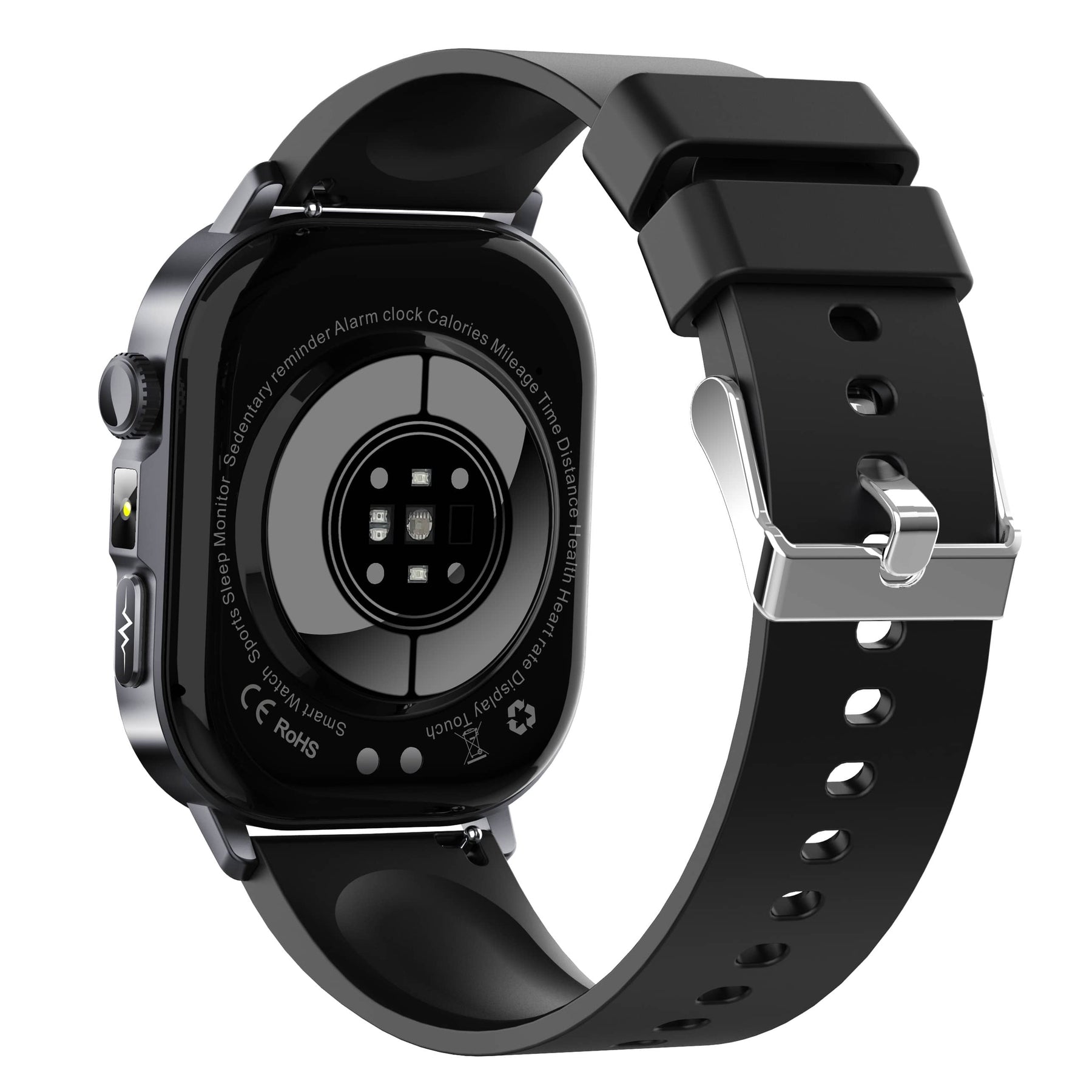 Poalarhealth 588Pro Health Smart Watch 24/7 ECG Heart Rate Blood Glucose Blood Oxygen Blood Pressure Sleep Health Monitor