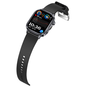 Poalarhealth 588Pro Health Smart Watch 24/7 ECG Heart Rate Blood Glucose Blood Oxygen Blood Pressure Sleep Health Monitor