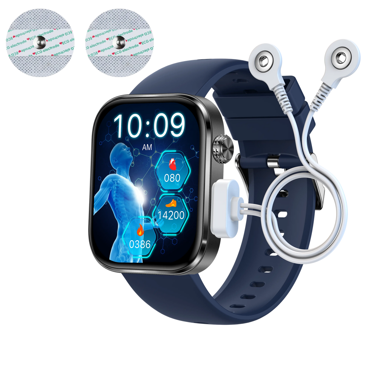 PH03 Activate Continuous ECG Monitoring Blood Pressure Blood Oxygen Monitoring High-end Intelligent Health Call Watch
