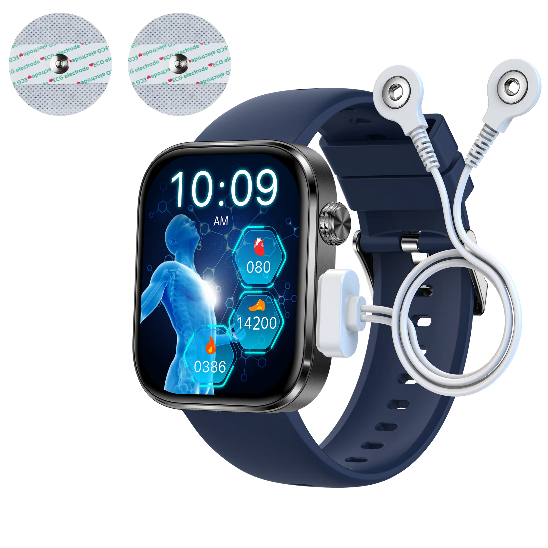 PH03 Activate Continuous ECG Monitoring Blood Pressure Blood Oxygen Monitoring High-end Intelligent Health Call Watch