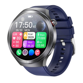 Poalarhealth 1.73 Inch Super-large AMOLED Screen  ECG HRV Sleep Blood Glucose BP SOS Emergency Call Health Management Watch