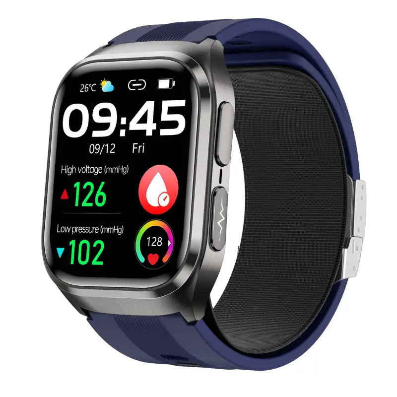 PH17 High Precision Air Bag Blood Pressure Blood Glucose ECG Heart Rate Uric Acid Blood Lipid Monitoring Smart Watch