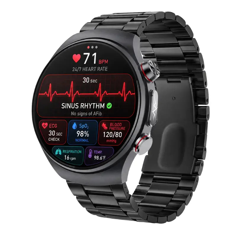 G08 Professional High-End ECG/EKG Blood Pressure Heart Rate Monitoring  Smart Watch