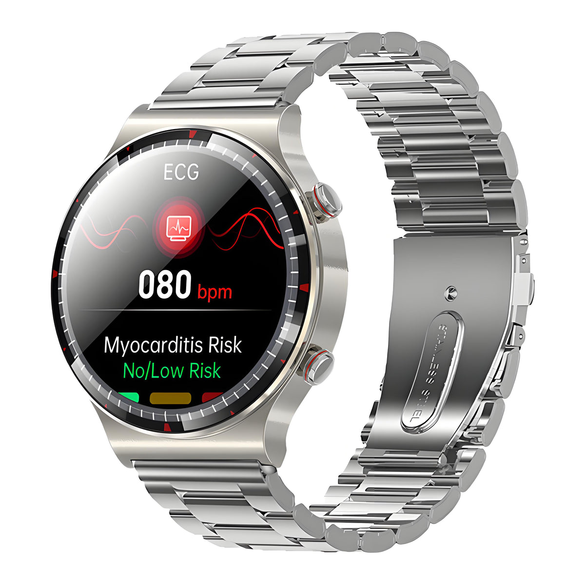 G08 Professional High-End ECG/EKG Blood Pressure Heart Rate Monitoring  Smart Watch