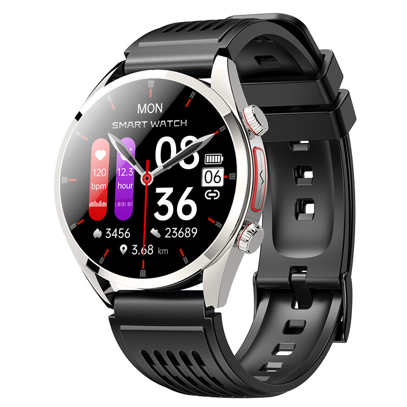 PH02 MULTI-LEAD ECG Monitoring  Blood Glucose Blood Pressure Heart Rate Measurement Health Smart Watch
