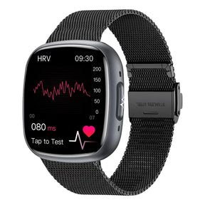 PH593 Professional ECG Blood Glucose Blood Pressure Heart Rate HRV Monitoring Smart Watch