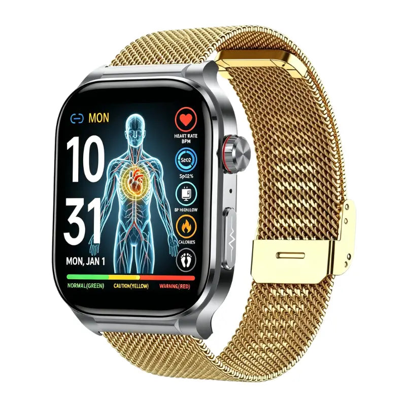 PH588 Professional High-End ECG/EKG HRV Blood Glucose Blood Pressure Heart Rate Health Management Watch