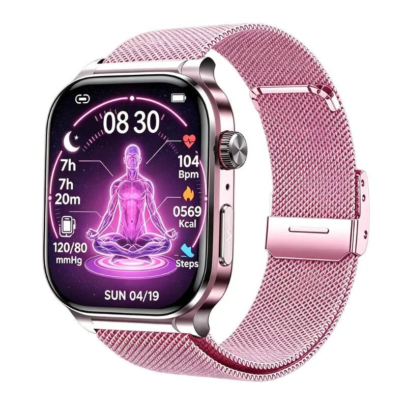 PH588 Professional High-End ECG/EKG HRV Blood Glucose Blood Pressure Heart Rate Health Management Watch