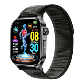 PH580 ECG/EKG Blood Sugar Blood Pressure Call Intelligent Health Management Smart Watch