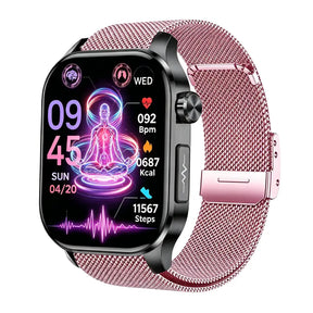PH580 ECG/EKG Blood Sugar Blood Pressure Call Intelligent Health Management Smart Watch