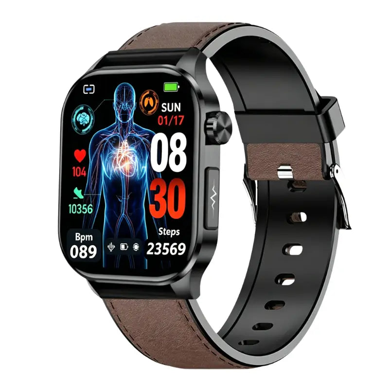 PH580 ECG/EKG Blood Sugar Blood Pressure Call Intelligent Health Management Smart Watch