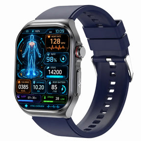 Poalarhealth 15 High-end Electrocardiogram Micro Physical Examination Blood Pressure Blood Sugar Health Management Watch