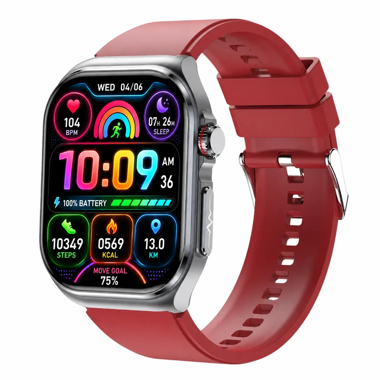 Poalarhealth 15 High-end Electrocardiogram Micro Physical Examination Blood Pressure Blood Sugar Health Management Watch