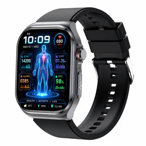 Poalarhealth 15 High-end Electrocardiogram Micro Physical Examination Blood Pressure Blood Sugar Health Management Watch