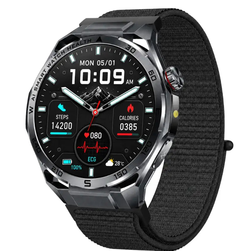 PH48 High-end AI ECG Blood Glucose Blood Pressure Heart Rate Monitoring Sports Call Smart Watch