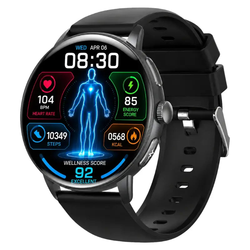 PH488pro AI Smart ECG Health Check High-End Blood Pressure Blood Oxygen Heart Rate Sleep Management Health Smart Watch